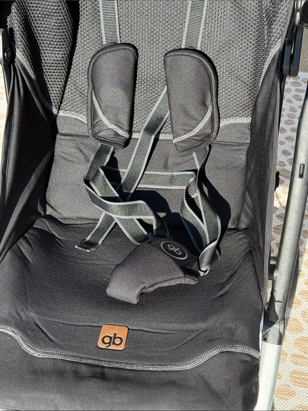 GB Pockit+ All City Compact Foldable Stroller Frame in Black and Silver - Picture 6 of 14